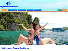 Tablet Screenshot of crystalseamarine.com